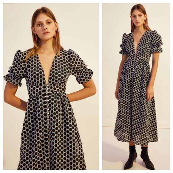 🆕NWT Sz 4 Keepsake the Label Geometric Midi Dress - Picture 7 of 16